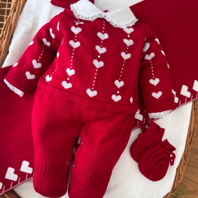 Saída de Maternidade Amanda - Vermelho